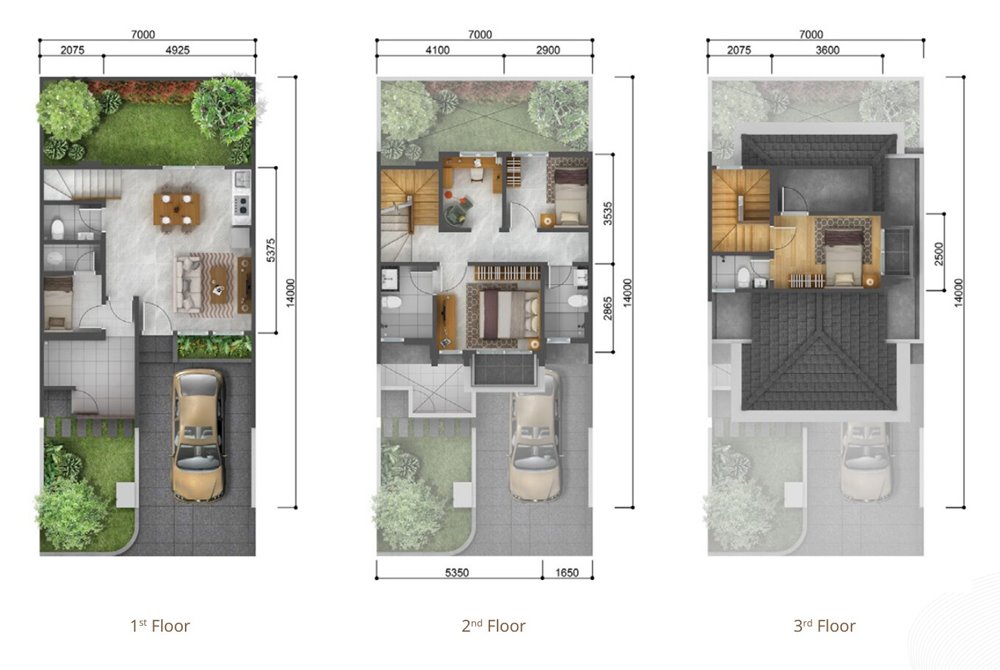alderwood tipe a premium attic denah