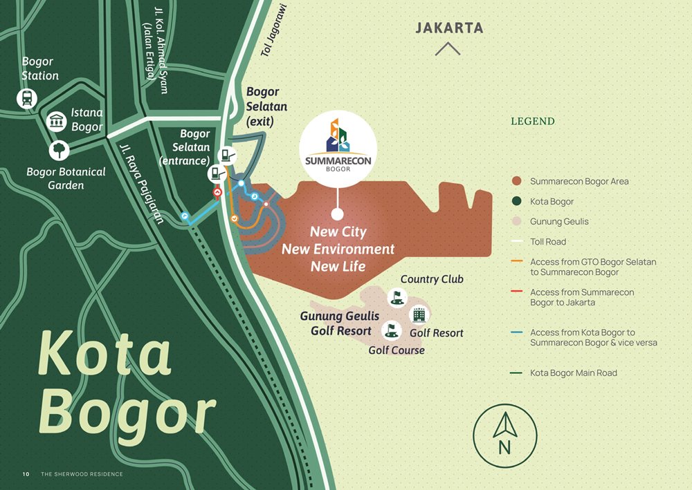 the sherwood residence lokasi