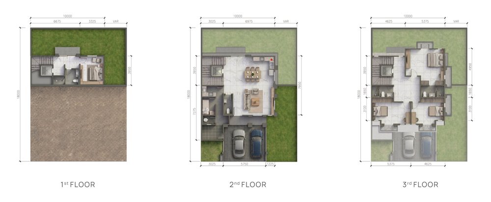 the sherwood residence tipe green sherwood 10x18 hoek denah