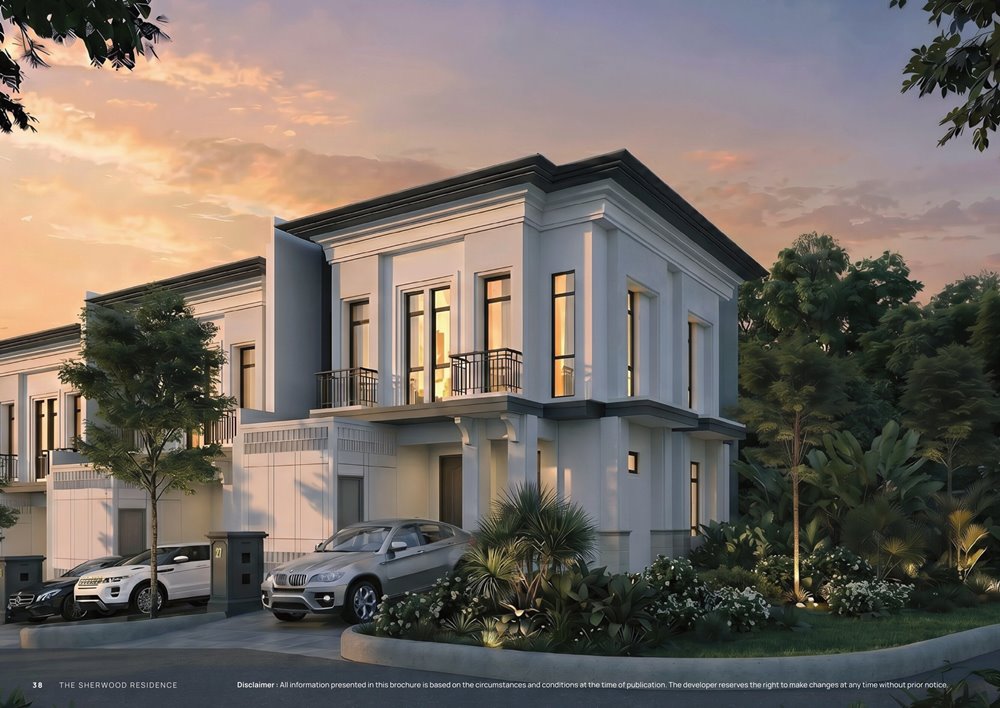 the sherwood residence tipe green sherwood 8x18 hoek denah