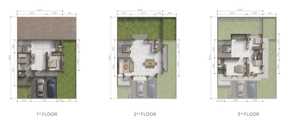 the sherwood residence tipe red sherwood 10x18 hoek denah